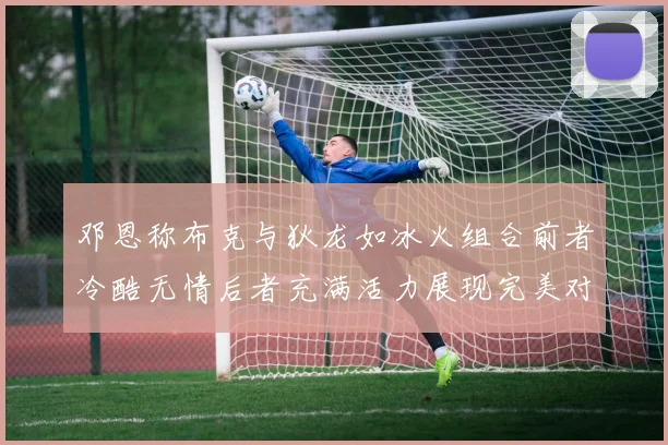 邓恩称布克与狄龙如冰火组合前者冷酷无情后者充满活力展现完美对比