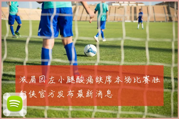 浓眉因左小腿酸痛缺席本场比赛独行侠官方发布最新消息